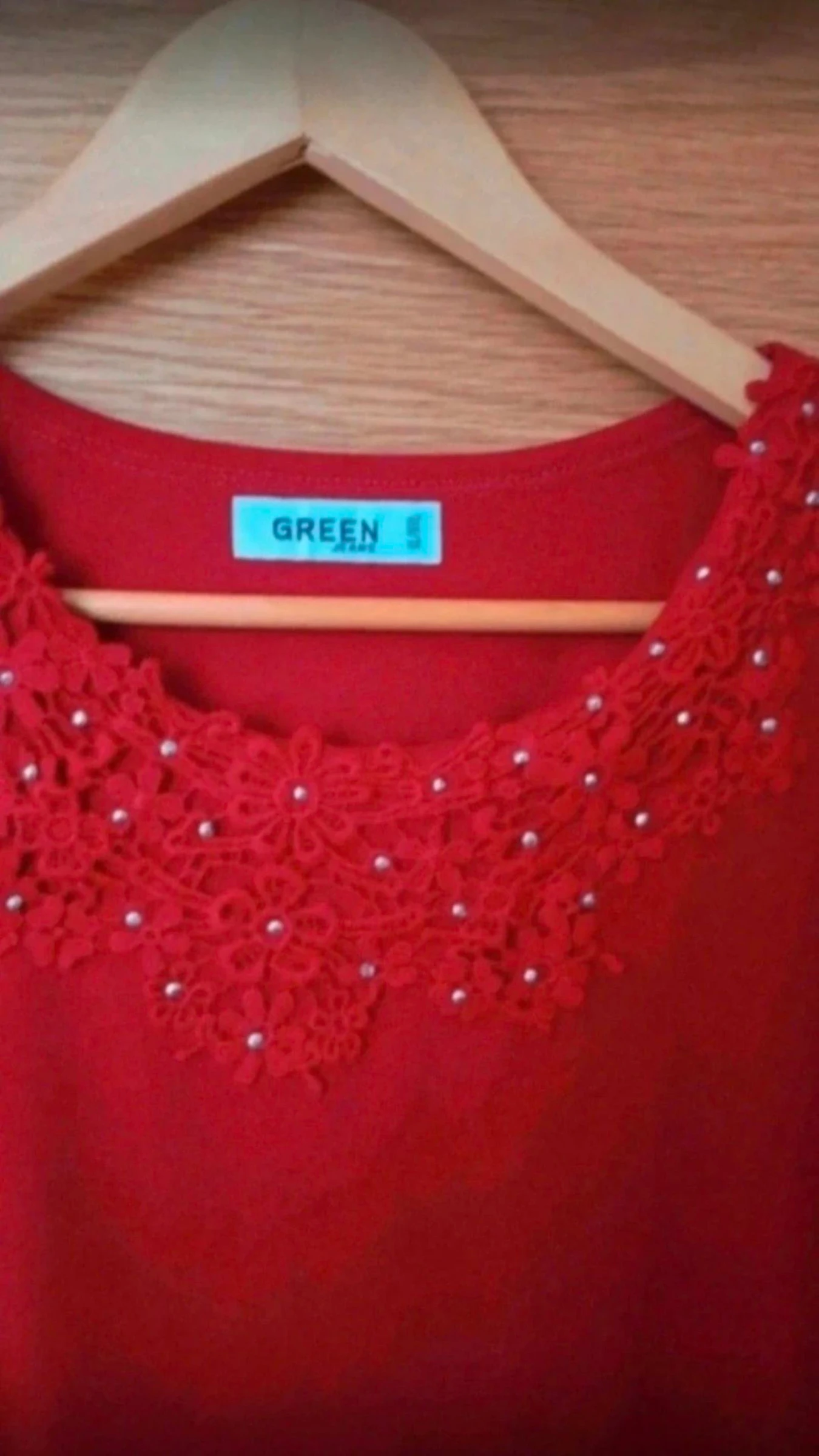 Women's blouse, red color. Size XL/XXL – photo 3